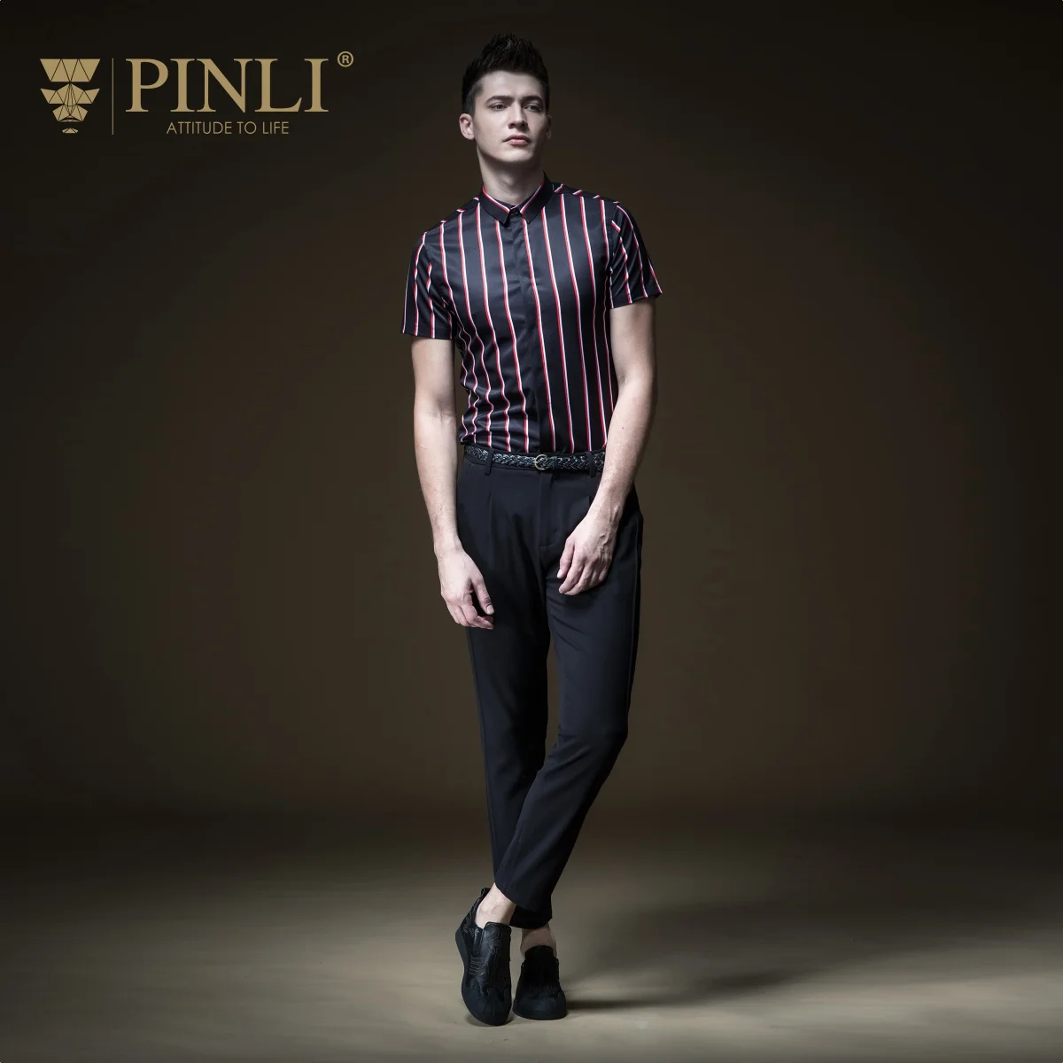 2018 Camisa Social Product новая летняя популярная куртка в полоску для молодых мужчин