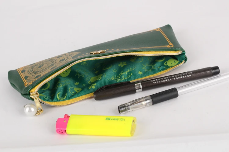 MSMO Anime CardCaptor Sakura Cosplay The Clow Long Zip Coin Purses Kinomoto Sakura Clow Card Wallet Purse 12