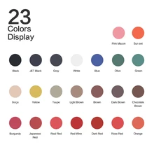 Eyeкоричневый пигмент для микроблейдинга Перманентная помада тату чернила набор татуировки и боди-арт пигментос для ушей татуировки(23 Цвета