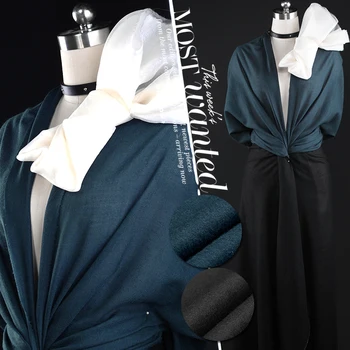 

Elegant pure wooll fabric meter 150cm thin dress clothing worsted suit wool fabric wholesale wool cloth