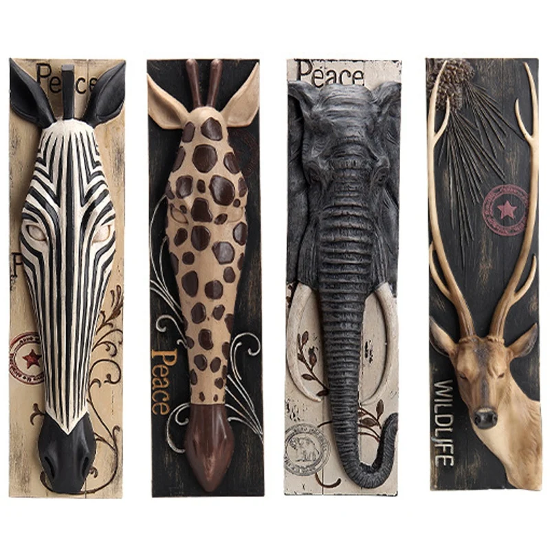 

Retro Nostalgia Gentleman Oil Paintings Wild Animals Giraffe Deer Zebra Horse Posters Prints Wall Art Pictures Retro Home Deco