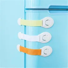 Детский 5 шт./лот замок для ящика, замок для двери шкафа, защита для детей, замок холодильника, окно для унитаза, детский пластиковый замок безопасности