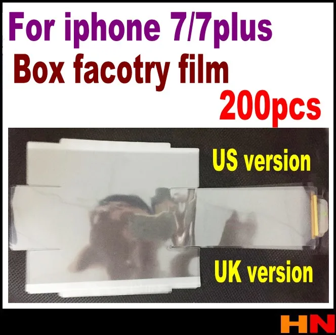 200 шт. розничная упаковка заводская защитная пленка для iPhone 7 7g plus 4 5 5|retail package|iphone