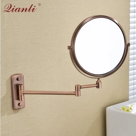 الآلاف من mi rrors جميع النحاس mi rrors الحمام الحمام بالباطل الوجهين التكبير الحائط للطي تلسكوبي mi