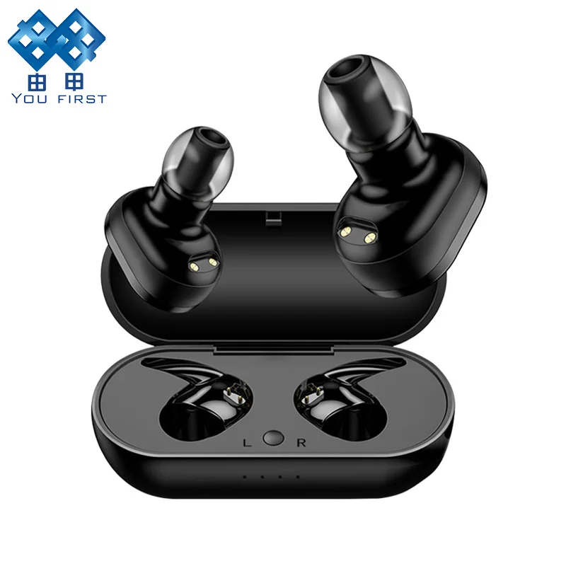 YOU FIRST X26 Bluetooth 5 0 беспроводные наушники Спортивная гарнитура с зарядным боксом для