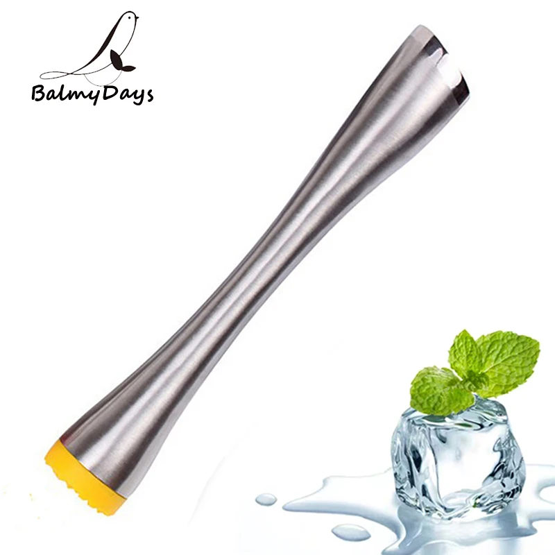 

Stainless Steel Cocktail Muddler Bar Mixer Barware DIY Mojito Cocktail Drink Muddler Bartender Fruit Ice Muddler Bar Accessories