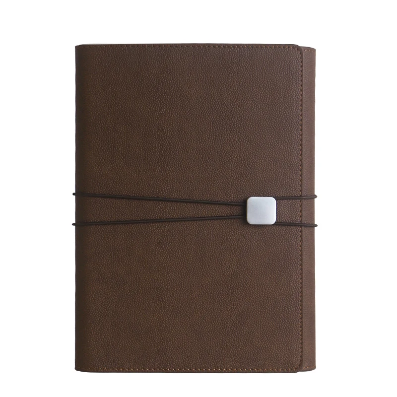 A5 Office Planner Business Notebook School Stationery Supplies Loose-leaf Notebook Agenda Planner Organizer Bullet Journal - Цвет: Dark Brown