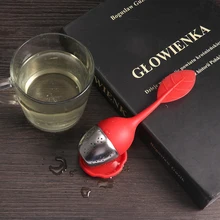 Чай заварочный Черный Чай Ситечко сорт силикона свободные листья Травяные специи держатель заваривание чая инструменты