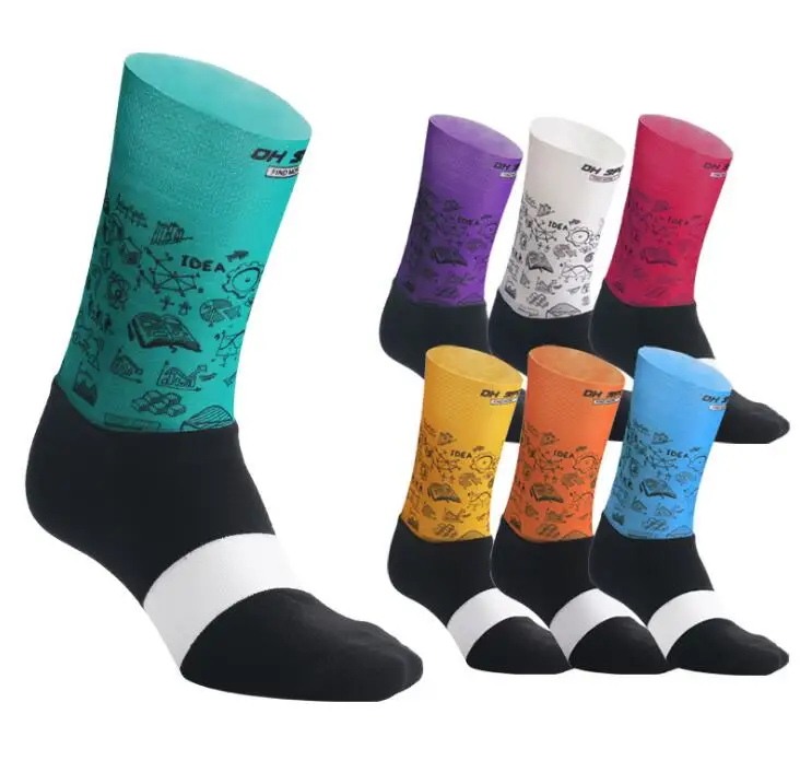 

Unisex Anti Slip Cycling Socks Integral Moulding High-tech Bike Sock Compression Sport Outdoor Running Socks