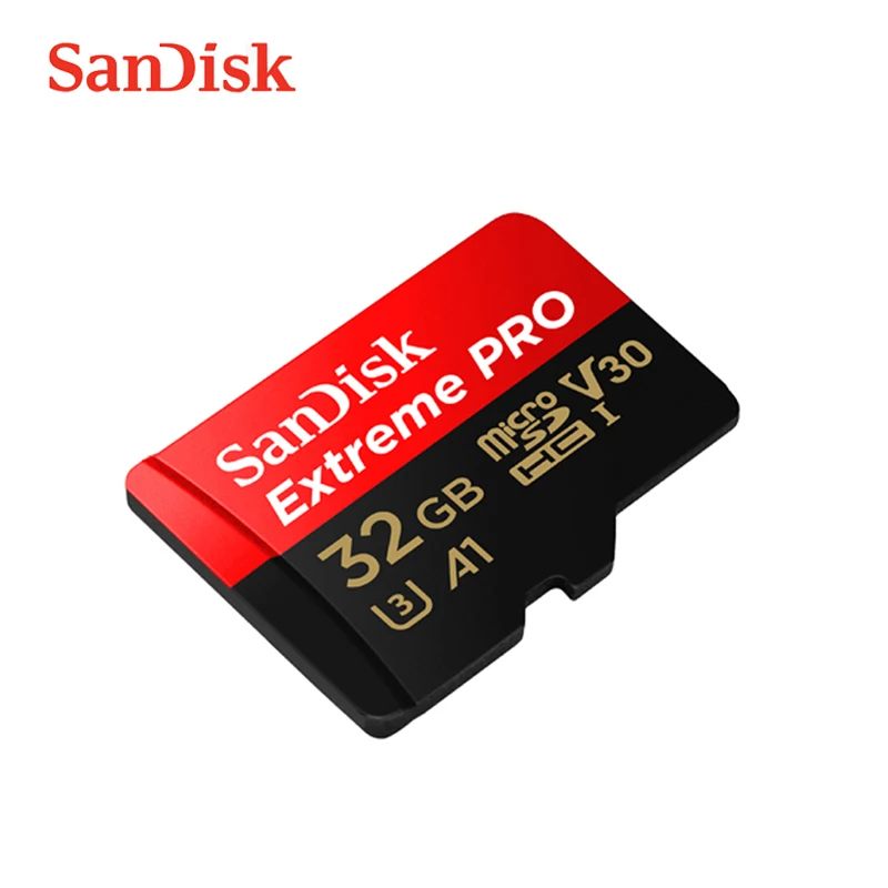 SanDisk MicroSD карта памяти 16 ГБ 32 ГБ 256 Гб 400 ГБ 512 Гб MicroSD Max 100 МБ/с./с Экстремальный Pro UHS-I Дрон мобильный телефон TF карта