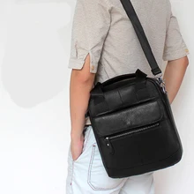Grande capacité véritable entreprise en cuir hommes sacs à main de haute qualité voyage messager sacs pour hommes sacs à bandoulière 2015