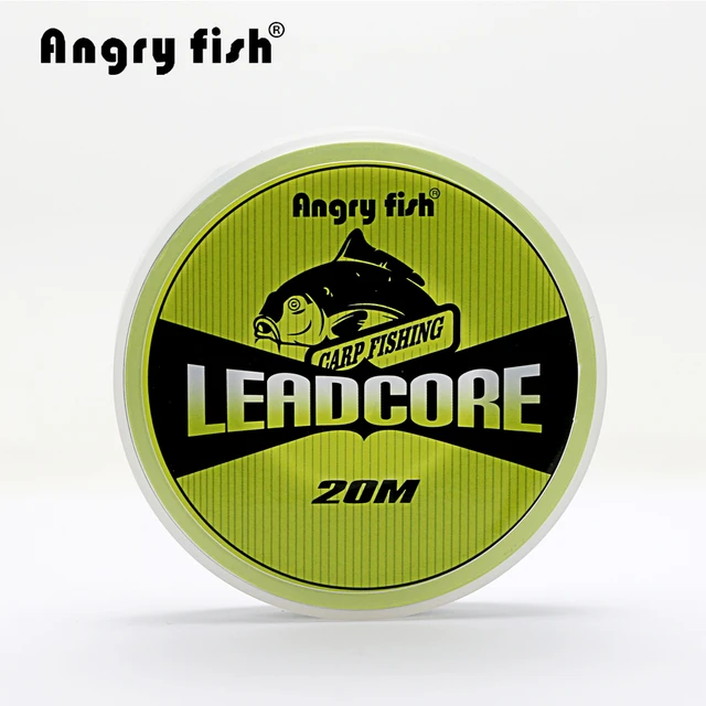 Special Offers Angryfish Lead Core Carp Fishing Line 25Lbs 35Lbs 45Lbs 60Lbs 20Meters for Carp Rig Making Sinking Braided Line Special Offers Angryfish Lead Core Carp Fishing Line 25Lbs 35Lbs 45Lbs 60Lbs 20Meters for Carp Rig Making Sinking Braided Line