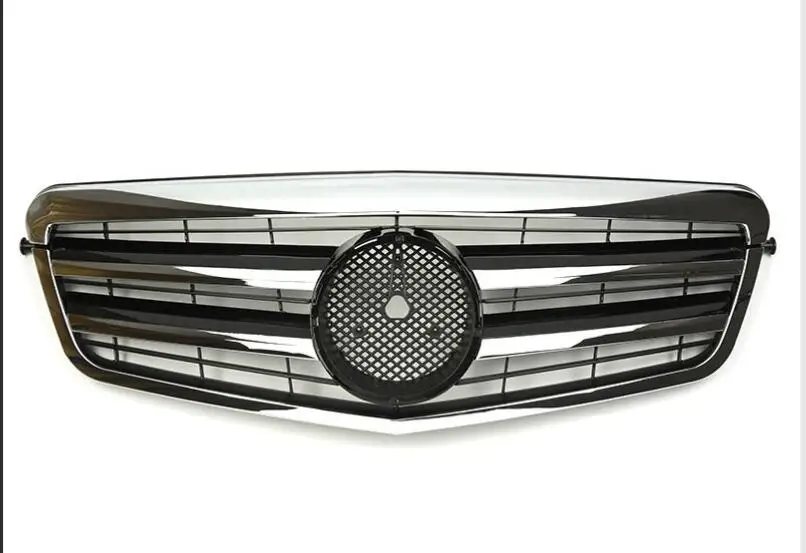 

For Mercedes-Benz E-class W212 2009 2010 2011 2012 2013 with Emblem gloss black/flat black/silver/chrome Front Racing Grille