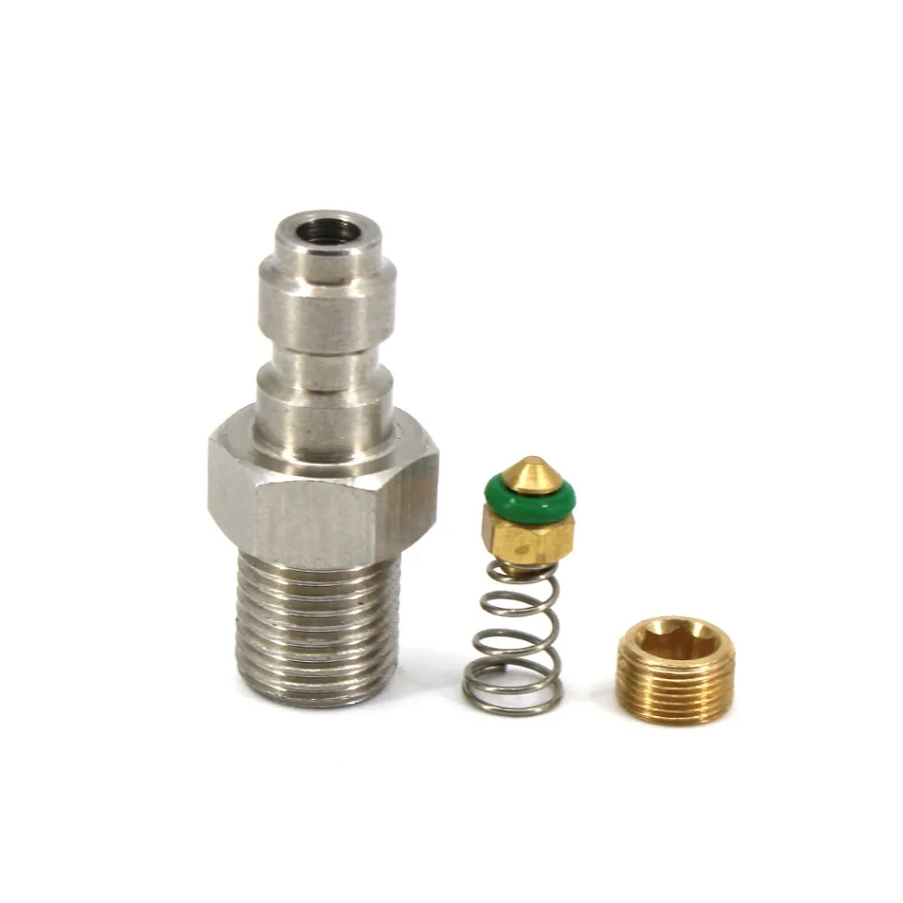 PCP Airforce высокое давление Пейнтбол M10x1 1/8 BSPP 1/8NPT 8 мм штекер нержавеющая сталь Air Fill