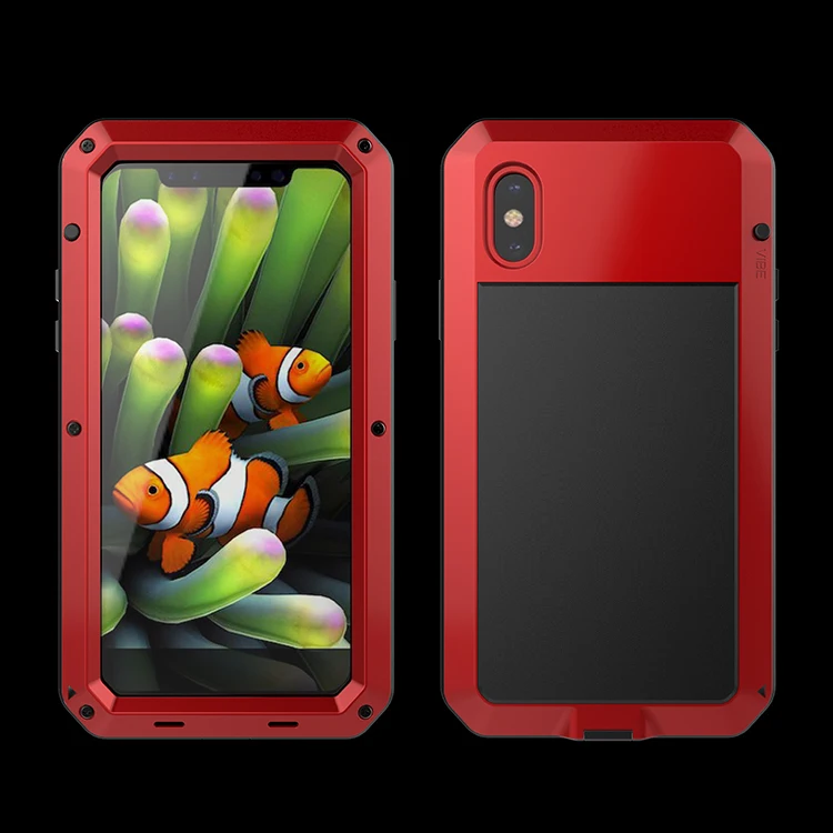 Tikitaka сверхпрочная защита Doom Броня металлический алюминиевый чехол для телефона для iPhone XS Max XR 6 6S 7 8 Plus X 5S SE противоударный чехол