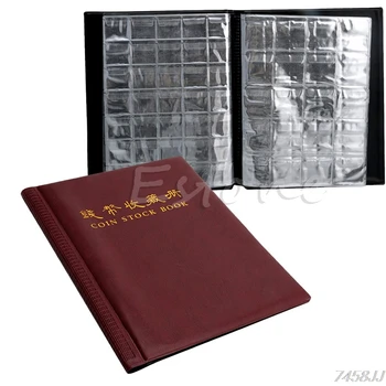 

New 275 Coin Storage Holder Collection Money Penny Album Collecting Book Pockets G03 Drop ship
