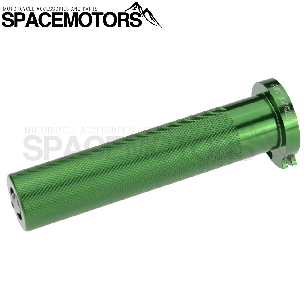 Billet CNC Aluminum Alloy Twister Throttle Tube for For Kawasaki KXF 250 450 KLX450R Eduro
