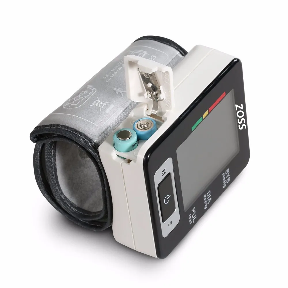 Comprar ZOSS inglés o ruso puño de voz muñeca esfigmomanómetro medidor de presión arterial Monitor ritmo cardíaco pulso tonómetro portátil BP