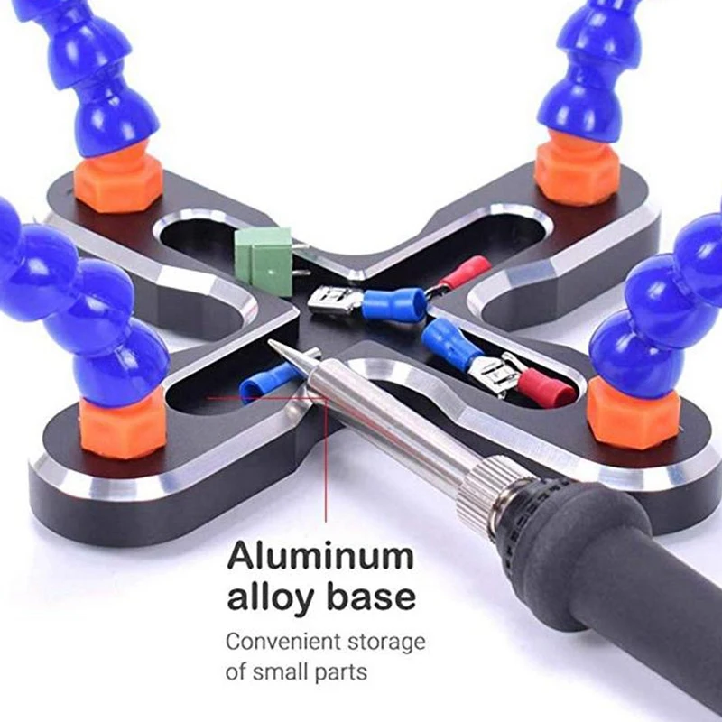 Diy пайка третьей руки 4 шт. гибкий манипулятор сварочная подставка держатель для ремонта Инструмент Многофункциональная металлическая