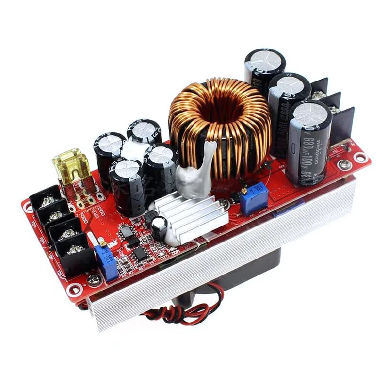 

1500W 30A DC Step-up Boost Converter Power Supply Module In 10~60V Out 12~90V Electric Unit Modules Module