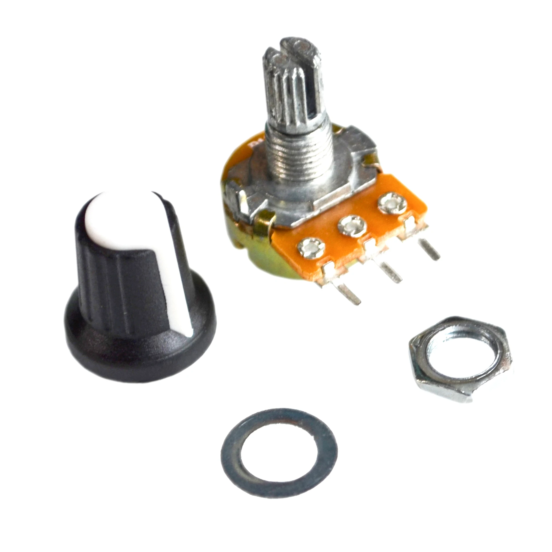5 pcs B10K 10K ohm 3 terminaux Rotatif Audio B type Potentiomètre Pot