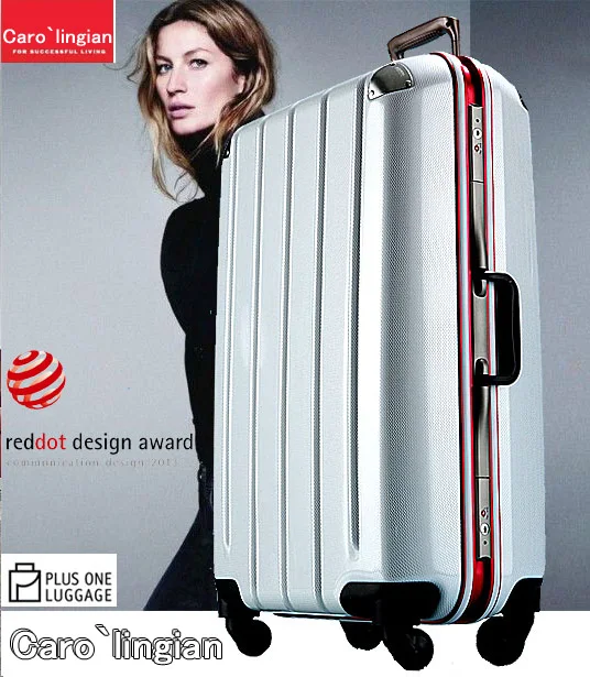 luggage with hinomoto wheels