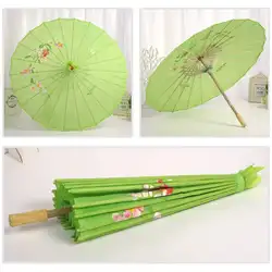 Практичный Китайский Художественный масляной бумажный зонтик Классический танец бамбуковый бумажный зонтик Свадебная вечеринка костюмы