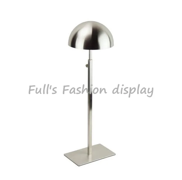 

Fashion new style Matte Stainless Steel Hat&wig&cap display stand holder rack