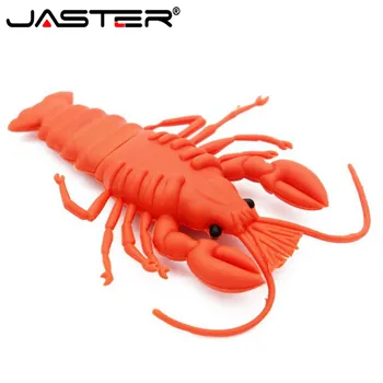 

JASTER Shrimp real capacity U Disk pendrive Minnie lobster cute style usb 2.0 4gb 8GB 16gb 32gb 64gb flash drive