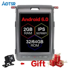 Android 6.0 Tesla style Car No DVD Player GPS Navigation For Ford F150 2009-2014 car  CD multimedia player tape  recorder unit  
