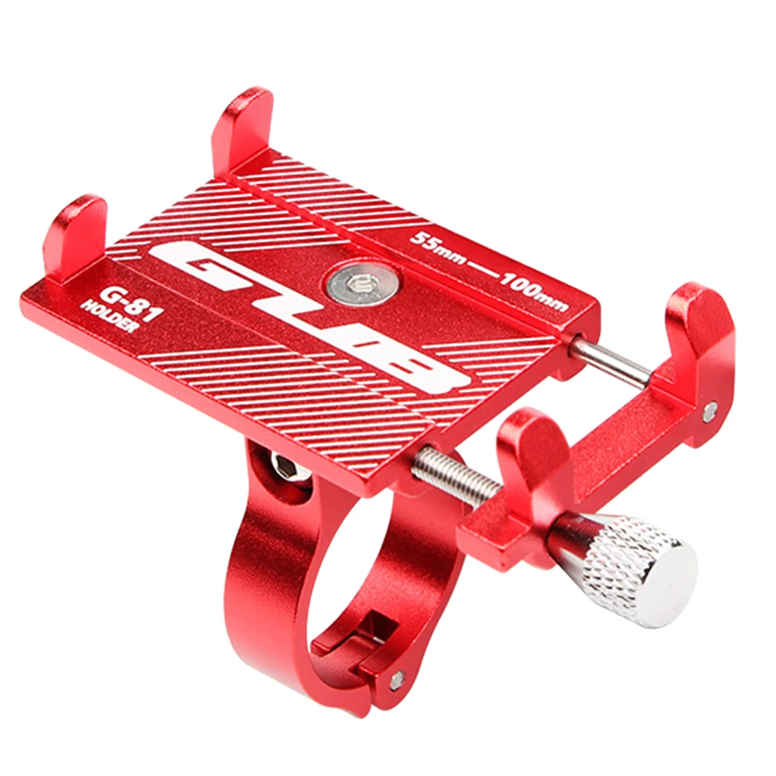  GUB G-81 Bike Handy Halter Aluminium Motorrad Unterstützung GPS Halter-Rot