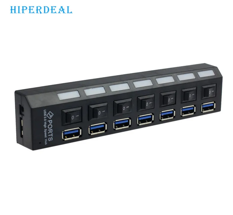 Ecosin2 Mosunx 37 порт USB 3,0 концентратор высокая скорость с адаптером питания для ПК ноутбук 17Mar09