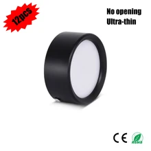 12 шт. 3 Вт 5 Вт 7 Вт 9 Вт поверхностного монтажа ультра-тонкий светодиодный мини-прожектор AC85-265V без отверстия для витрины коридора