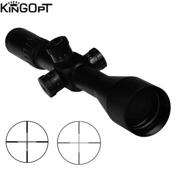 شراءشحن مجاني من Kingopt نطاقات 3-15 × 50 ملم ريفلسكوب انتقال ضوء إصبع قابل للتعديل قناص Riflescopes ملحقات