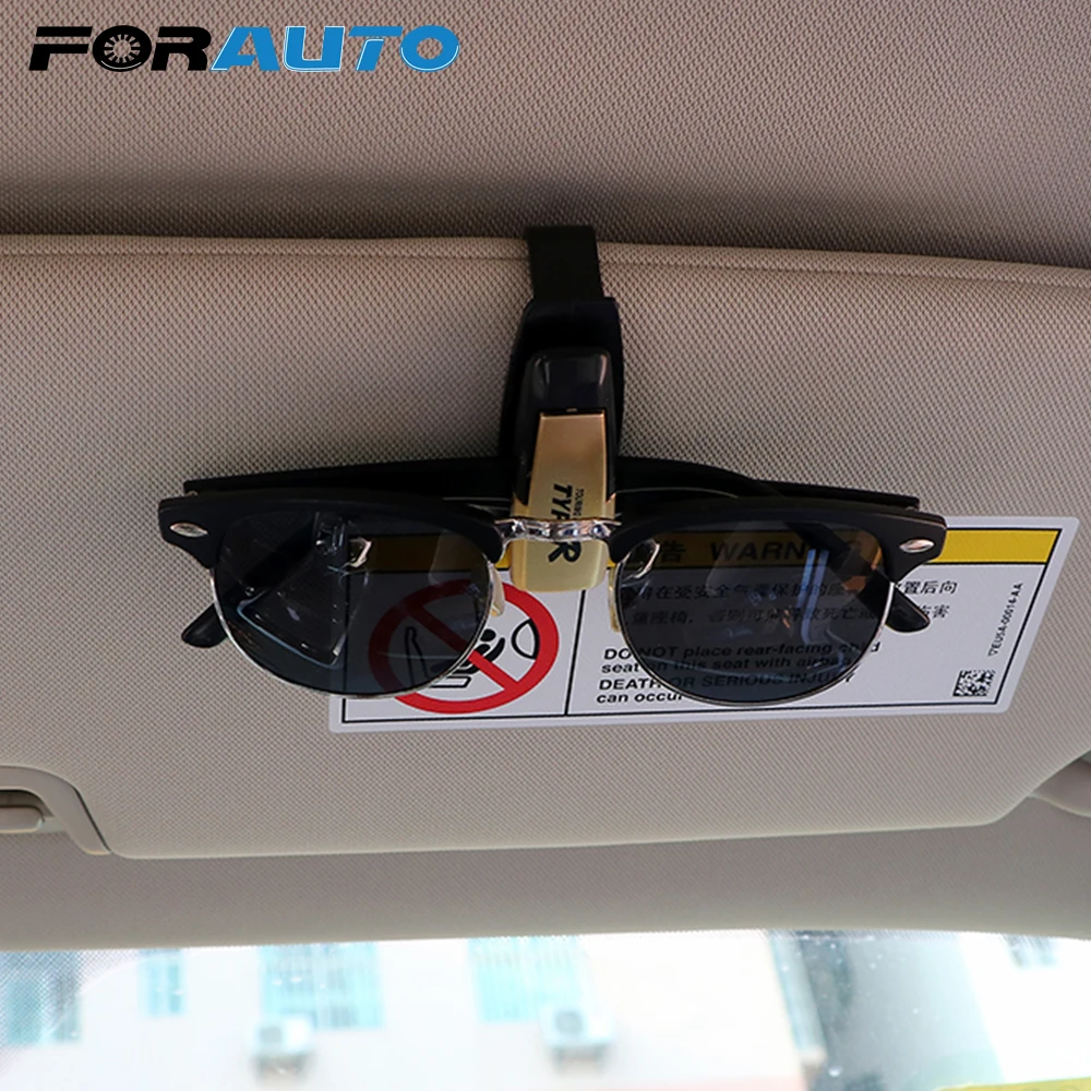 Car Glasses Case Car Sun Visor Sunglasses Holder Eyeglasses Clip Auto
