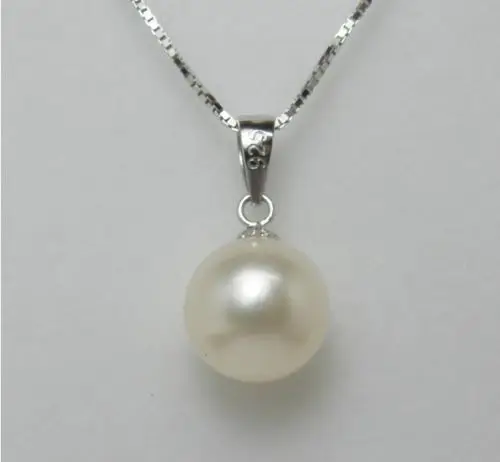 

charm accessory silver shone> Top rating 9-9.5mm AAAA pendant/necklace 925s chain(16''/18'',3color choose)one