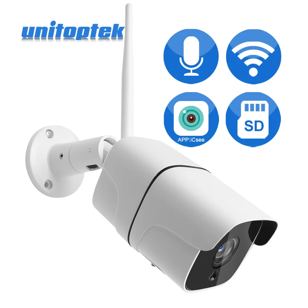 

Wireless 1080P IP Camera Wifi ONVIF Home Security Camera Two Way Audio Night Vision 20M Motion Detection Metal Waterproof IP66