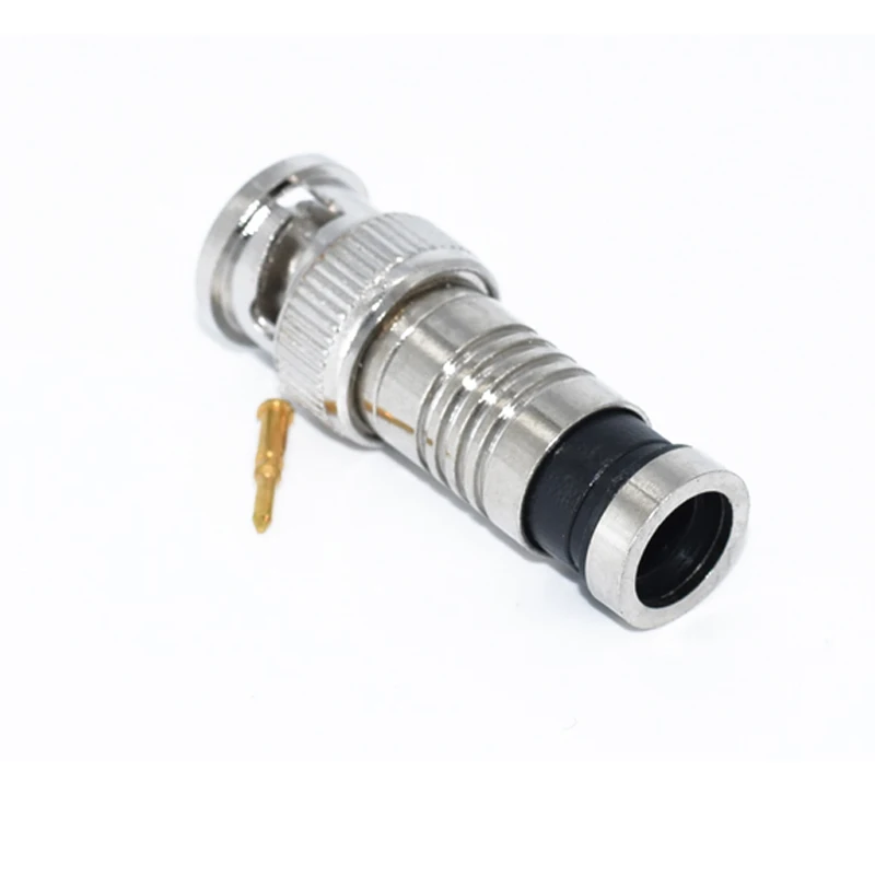 10PCS/lot security system BNC Connector Compression Connector Jack for Coaxial RG59 Cable CCTV Camera Accessories 10PCS/lot security system BNC Connector Compression Connector Jack for Coaxial RG59 Cable CCTV Camera Accessories