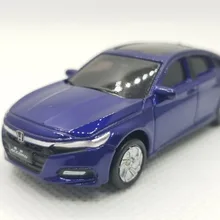 1: 64 литая под давлением модель для Honda Accord Спорт турбо синий сплав игрушечный автомобиль миниатюрные подарки