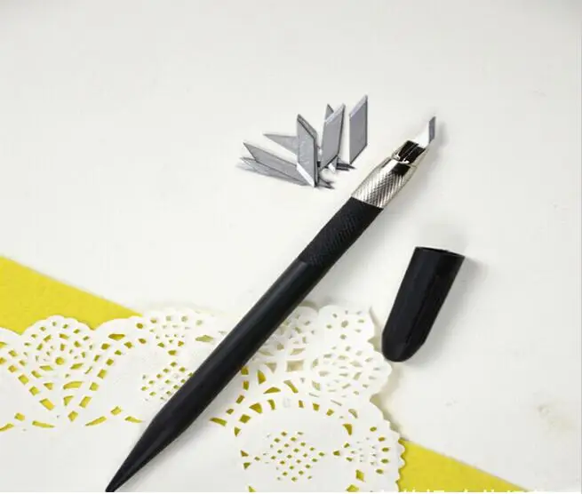 макетный нож craft knife. инструменты для вырезания из бумаги. нож для вырезания из бумаги вытынанка. нож для вырезания вытынанок. нож для моделирования.