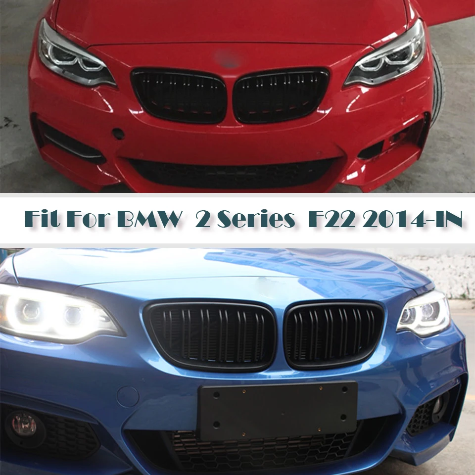 1 компл. Авто передний бампер гонки решетки для BMW 2 серии F22 F23 F87 M2 220i 228i M235i M240i M Производительность аксессуары