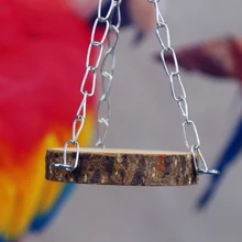 Деревянная ПЭТ клетка для попугая платформа круглая деревянная доска на ножках попугай прыгающий платформа игрушечный гамак аксессуары для птичьей клетки поставки