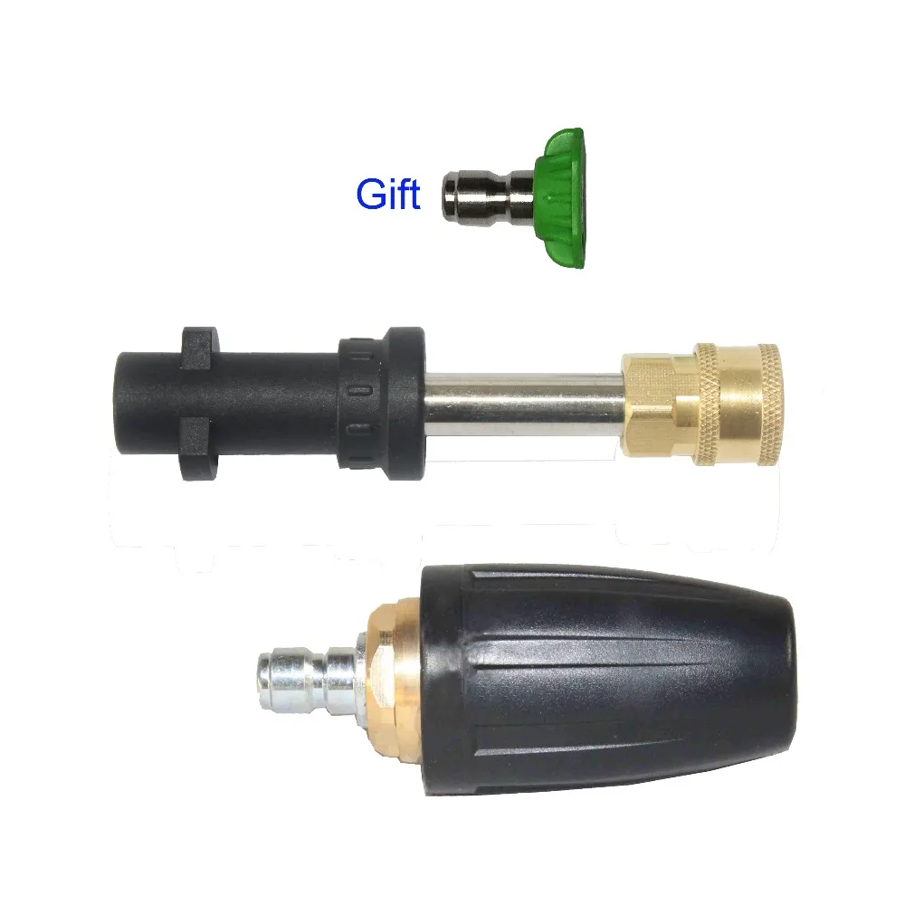 

Karcher k2 k3 k4 k5 k6 k7 Compatible 20MPa Pressure Washer Gun lance Mini and Turbo nozzle kit