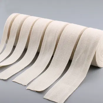 

Savica 3m/lot Multi Size Woven Cotton Herringbone Tape Webbing Ribbons Sewing Belt For Garment Home Decor DIY Accessories LX813