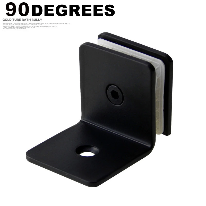 Stainless Steel 304 Glass Fixed Clip Bathroom Glass Support 0 90 135 180 Degree Partition Shower Room Link Clip shower room glass clamp
