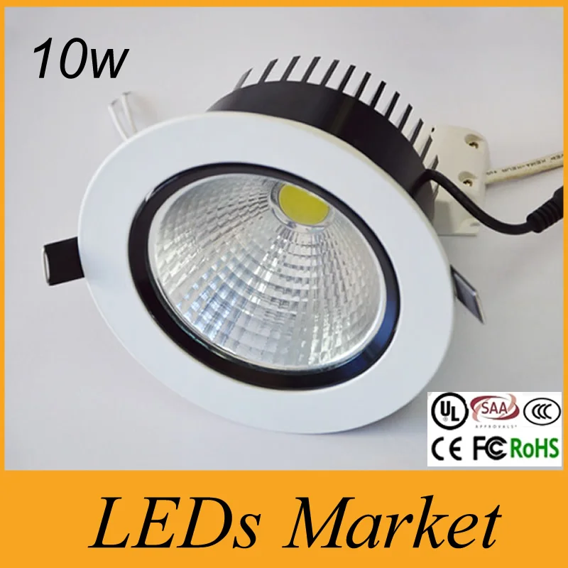

New Arrvial 10w 700LM Led Ceiling Downlight Recessed Dimmable Led Down Lights Lighting Nature white 4000k +Driver CE UL SAA