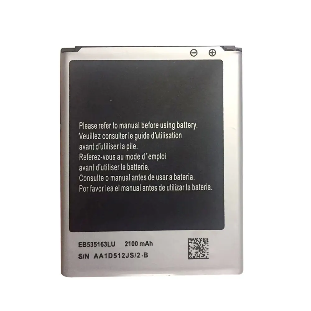 Сменная батарея для телефона EB535163LU samsung I9082 Galaxy Grand DUOS I9080 I879 I9118 Neo + i9168 i9060 2100mAh |