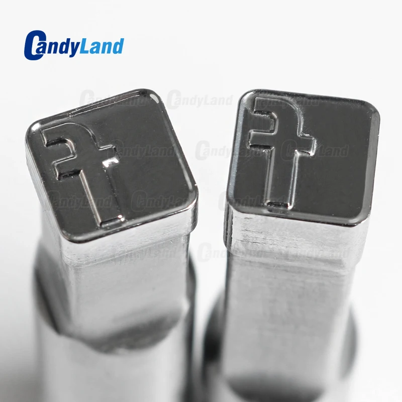 

CandyLand F Milk Tablet Die 3D Punch Press Mold Candy Punching Die Custom Logo Calcium Tablet Punch Die For TDP1.5 Machine