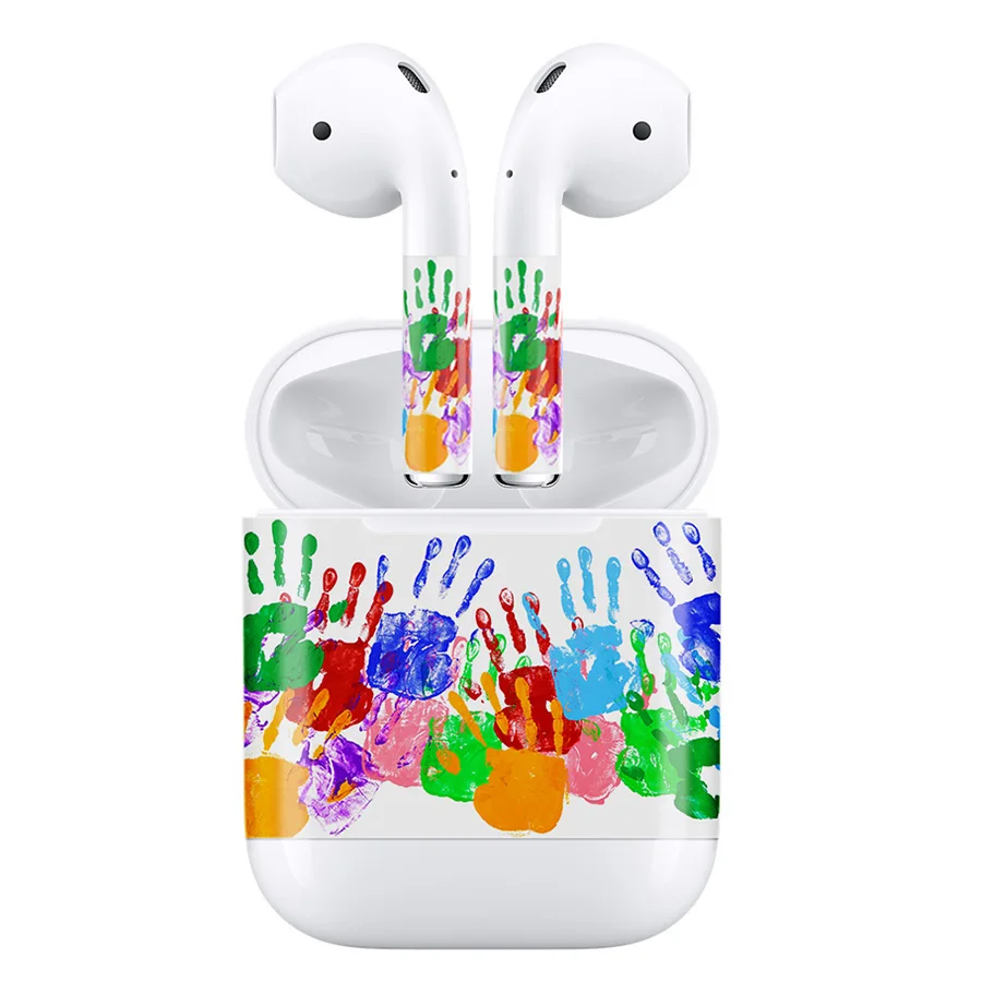1 набор Защитная Наклейка для наушников Apple Airpods|film wrap|film boxfilm sticker |
