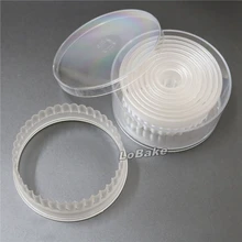 9 шт./компл.) Рифленый Край круглые тонкой Поликарбонат конфеты Sugar Jelly печенье плесень резак cortadores Para для выпечки печенья
